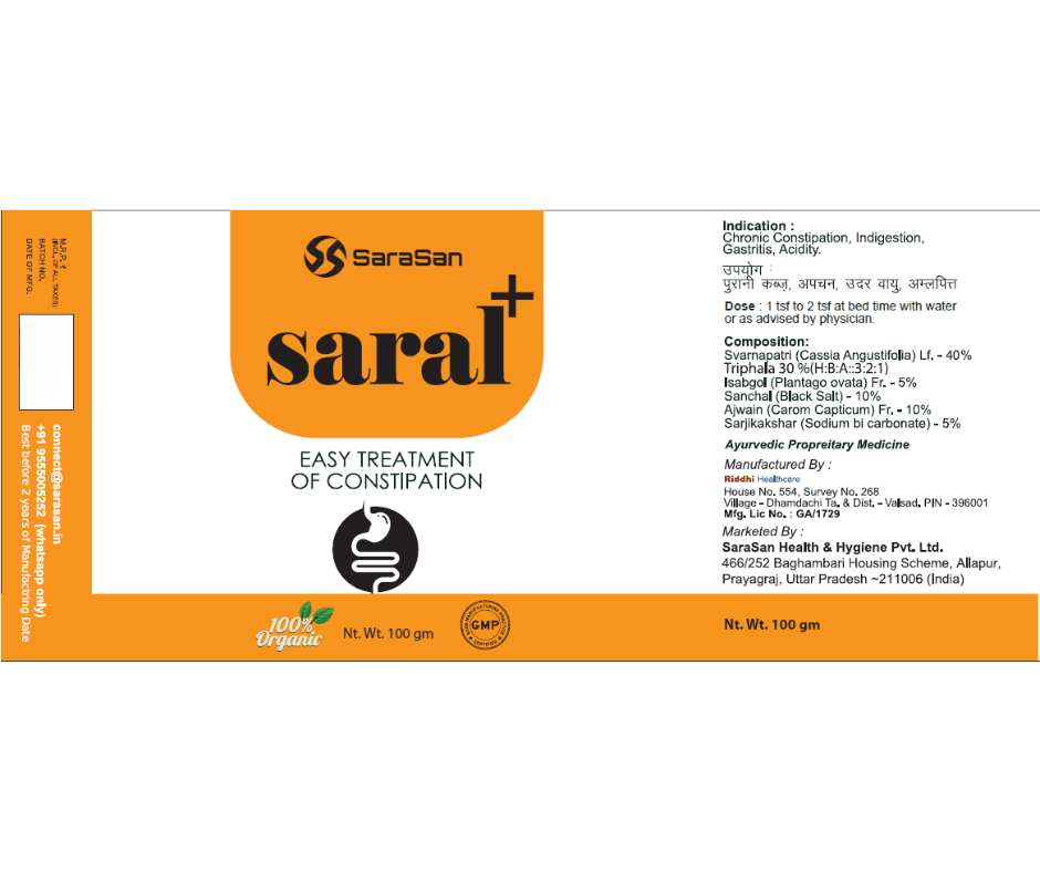 saral label